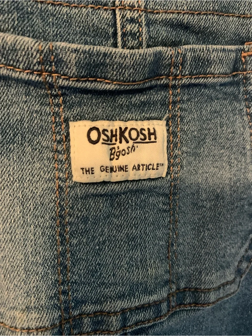 OshKosh B'gosh Light Blue Denim Overalls